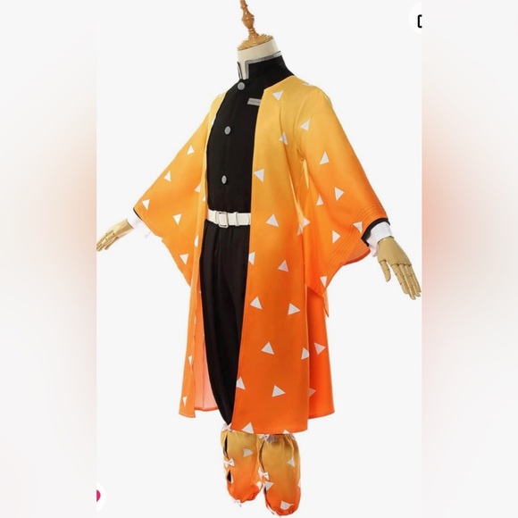 Costume Other Zentisu Tanjiro Cosplay Adult Anime Halloween Costume